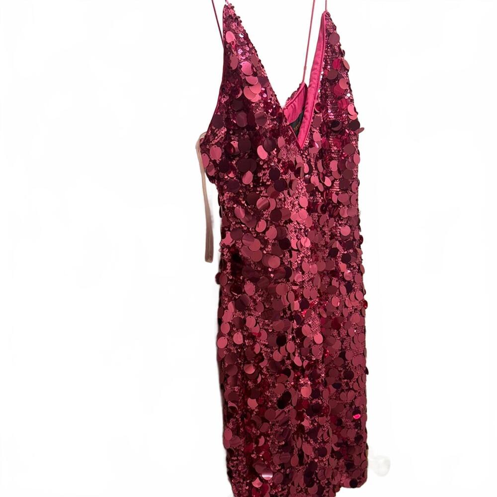 Rory Sequin Mini Dress - Hot Pink - Picture 7 of 7